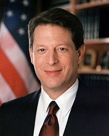 Foto de Al Gore pareja de Tipper Gore