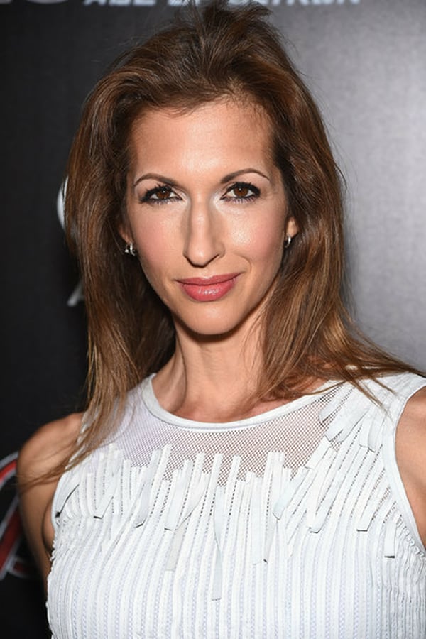 Foto de Alysia Reiner pareja de David Alan Basche