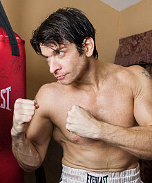 Foto de Andy Karl pareja de Orfeh
