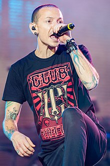 Foto de Chester Bennington pareja de Talinda Ann Bentley