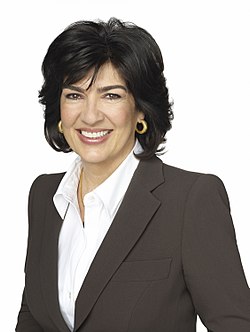 Foto de Christiane Amanpour pareja de James Rubin