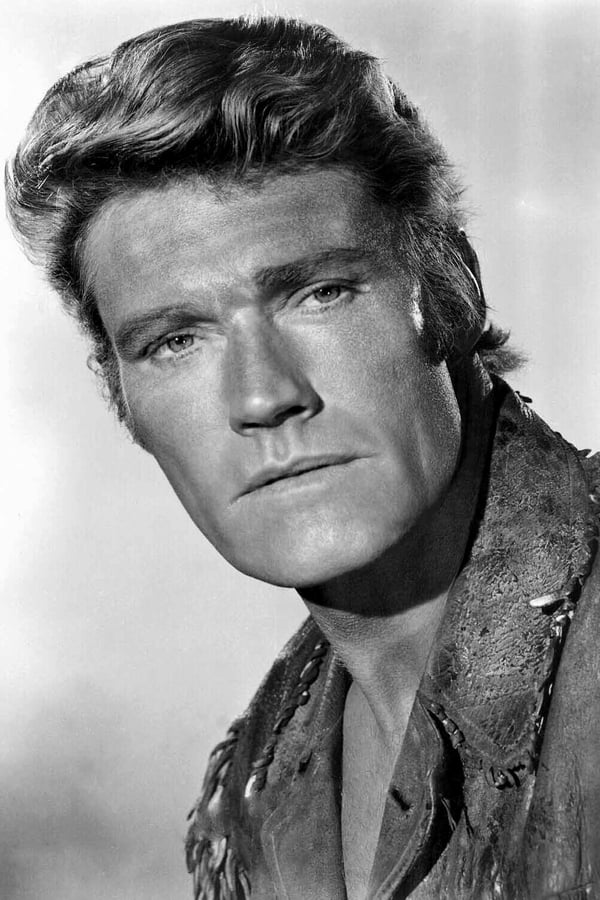 Foto de Chuck Connors pareja de Kamala Devi