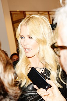 Foto de Claudia Schiffer pareja de Matthew Vaughn