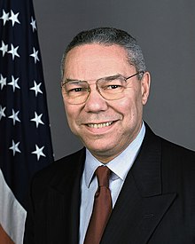 Foto de Colin Powell pareja de Alma Powell