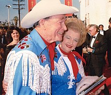 Foto de Dale Evans pareja de Roy Rogers