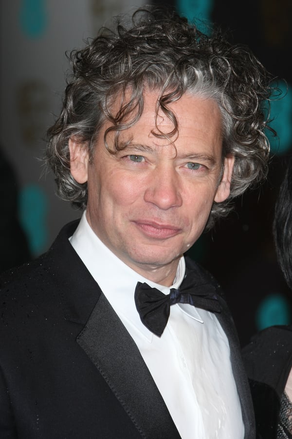 Foto de Dexter Fletcher pareja de Dalia Ibelhauptaite