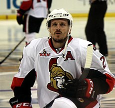 Foto de Dion Phaneuf pareja de Elisha Cuthbert