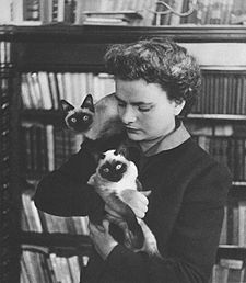 Foto de Elsa Morante pareja de Alberto Moravia