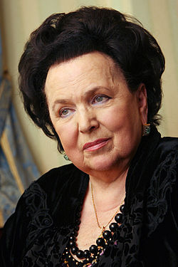 Foto de Galina Vishnevskaya pareja de Mstislav Rostropovich