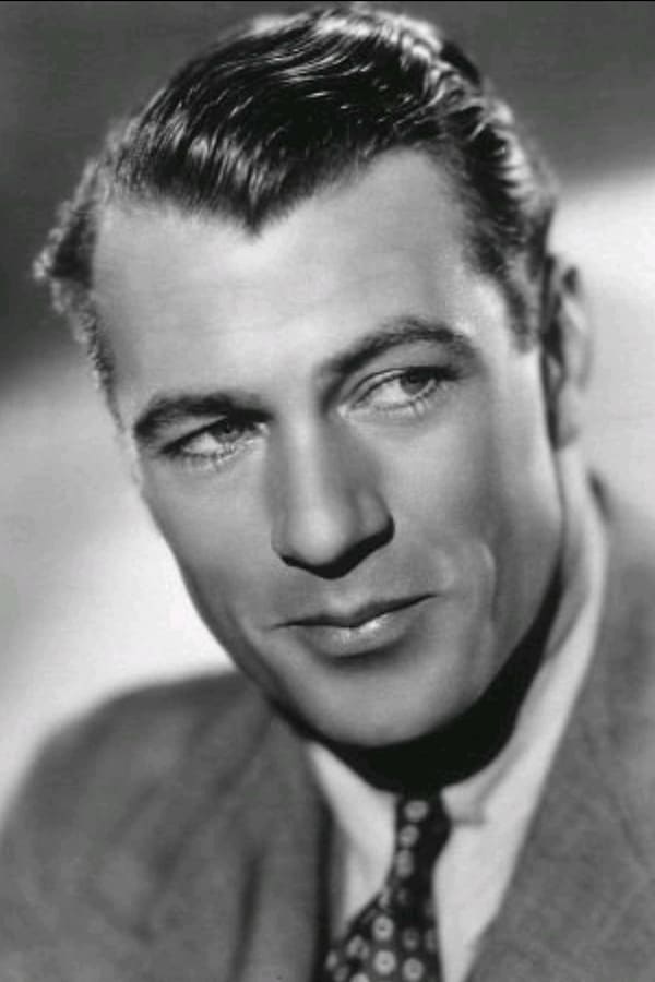 Foto de Gary Cooper pareja de Sandra Shaw