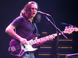 Foto de Geddy Lee pareja de Nancy Young