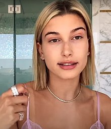Foto de Hailey Bieber pareja de Justin Bieber