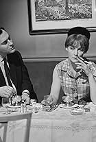 Foto de Harold Pinter pareja de Antonia Fraser