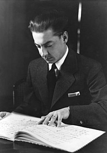 Foto de Herbert von Karajan pareja de Eliette Mouret