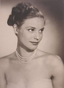 Foto de Ingrid Thulin pareja de Claes Sylwander