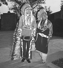 Foto de Iron Eyes Cody pareja de Wendy Foote