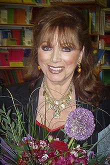 Foto de Jackie Collins pareja de Oscar Lerman