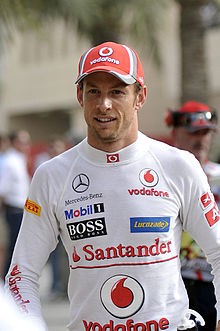 Foto de Jenson Button pareja de Jessica Michibata