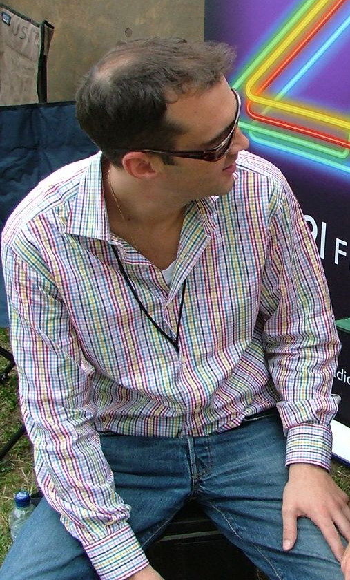 Foto de Johnny Vaughan pareja de Antonia Davies