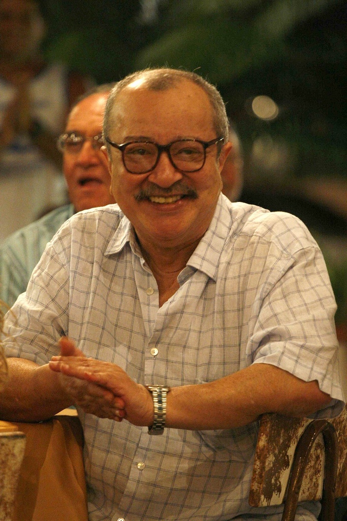 Foto de João Ubaldo Ribeiro pareja de Maria Beatriz Moreira Caldas