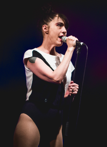 Foto de Kathleen Hanna pareja de Adam Horovitz