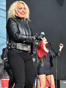 Foto de Kim Wilde pareja de Hal Fowler