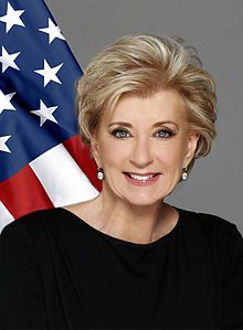 Foto de Linda McMahon pareja de Vince McMahon