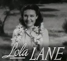 Foto de Lola Lane pareja de Lew Ayres