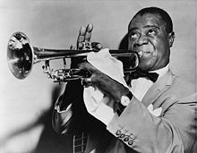 Foto de Louis Armstrong pareja de Alpha Smith