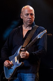 Foto de Mark Knopfler pareja de Kitty Aldridge