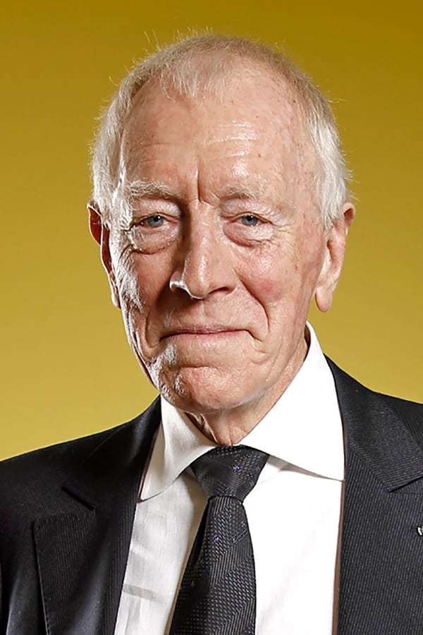 Foto de Max von Sydow pareja de Catherine Brelet