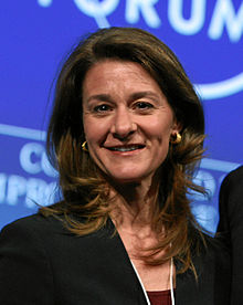 Foto de Melinda Gates pareja de Bill Gates