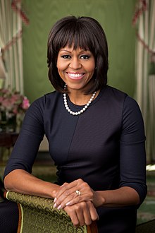 Foto de Michelle Obama pareja de Barack Obama