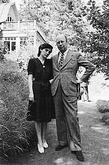 Foto de Mira Mendelson pareja de Sergei Prokofiev