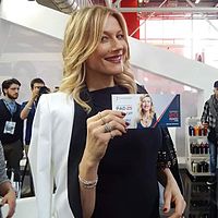 Foto de Natasha Stefanenko  pareja de Luca Sabbioni