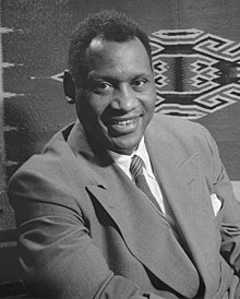 Foto de Paul Robeson pareja de Eslanda Robeson
