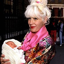 Foto de Paula Yates pareja de Bob Geldof