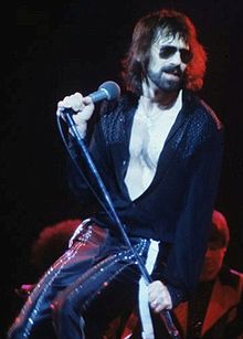 Foto de Peter Wolf pareja de Faye Dunaway