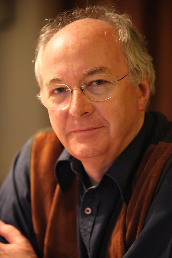 Foto de Philip Pullman pareja de Judith Speller