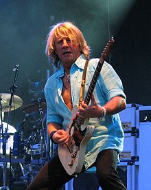 Foto de Rick Parfitt pareja de Lyndsay Whitburn