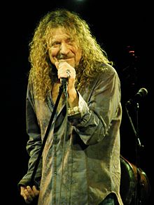 Foto de Robert Plant pareja de Maureen Wilson