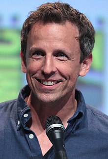 Foto de Seth Meyers pareja de Alexi Ashe Meyers