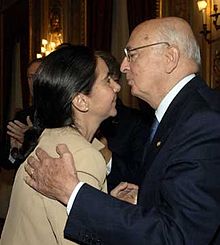 Foto de Silvia Tortora pareja de Philippe Leroy