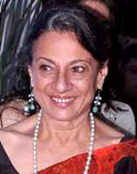 Foto de Tanuja pareja de Shomu Mukherjee