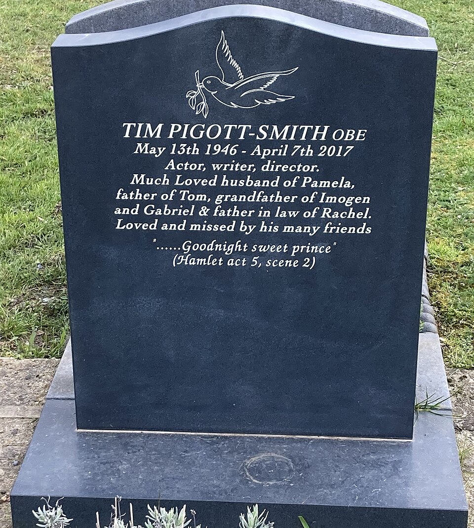 Foto de Tim Pigott-Smith pareja de Pamela Miles