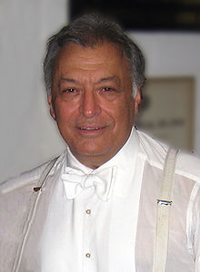 Foto de Zubin Mehta pareja de Nancy Kovack